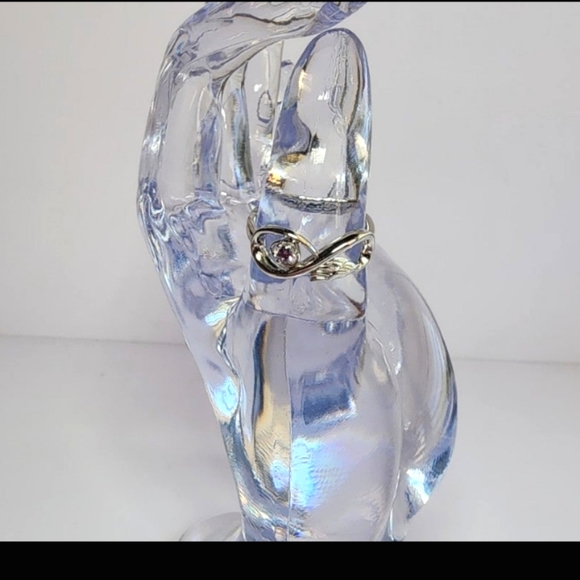 Sterling silver Infinity Guardian Angel ring - Picture 5 of 9